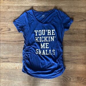 Motherhood Navy Graphic Tee